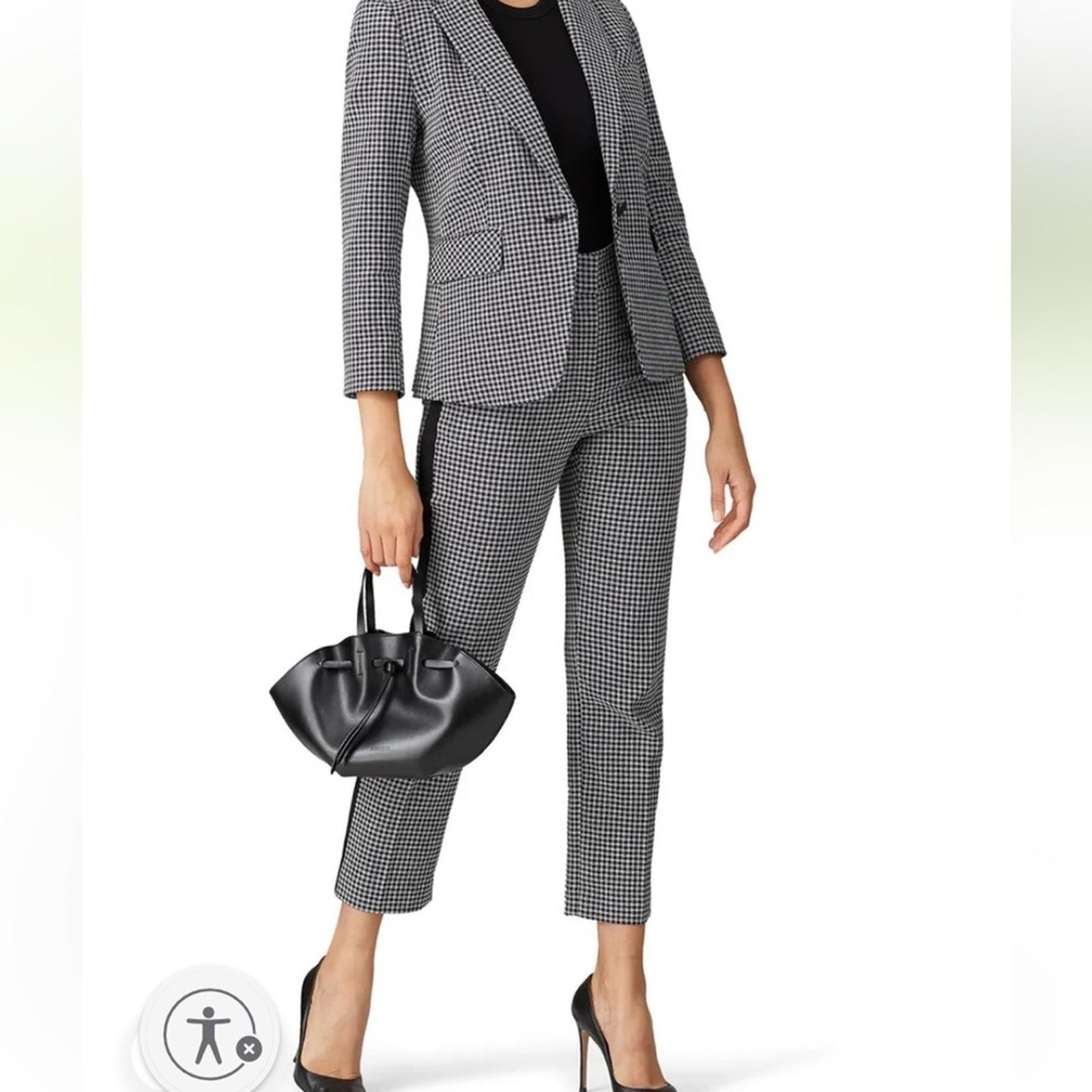 Veronica Beard Gemini Gingham Pants - image 4