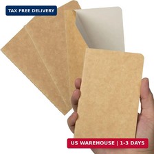 Pocket Notebook, 4 Pack Softcover Small Notebook for Taking Notes, Plain Paper,