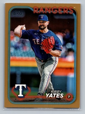 KIRBY YATES 2024 TOPPS UPDATE GOLD CARD #US302 /2024