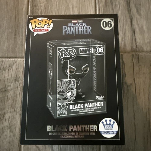 Funko Pop! Marvel: Black Panther Die-Cast Funko Exclusive 06