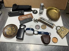 Vintage Mixed Lot Collectibles   Hohner Marine Band Harmonica, Pocket Change
