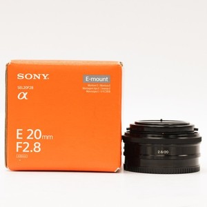 Sony E 20mm F2.8 Wide Angle Prime Lens Boxed – STK 43356