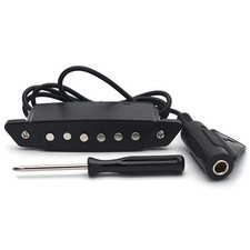 Acoustic Guitar Soundhole Magnetic Pickup Humbucker Passive With Power Jack A