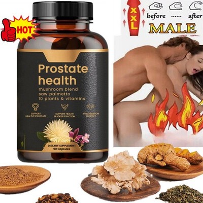 Prostate Health Capsules Support for Men s Wellness 90pcs Natural Body Care