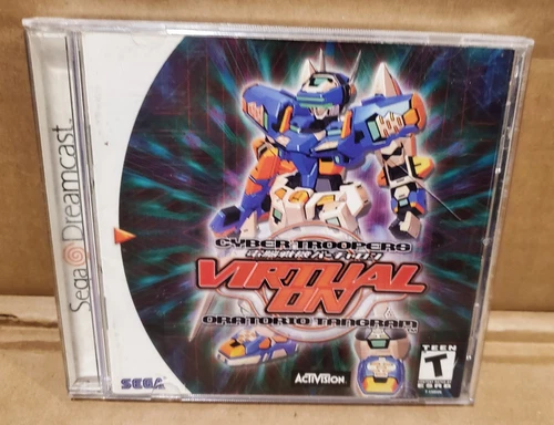 Virtual-On: Oratorio Tangram (Sega Dreamcast, 2000) case and manual (no game)