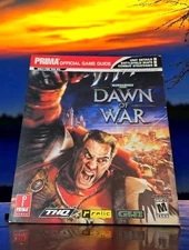 🔥Warhammer 40,000 Dawn of War PC Strategy Guide Prima Battlefield Map CheatBook