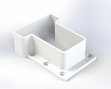 Custom Vinyl Fence Bracket   Replacement Rail Mount   3D Printed   Made in USA