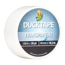 Clear Duck Tape  Brand Duct Tape 241380 - Transparent, 1.88 in. x 20 yd.
