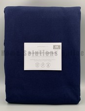 Pottery Barn Kids Quincy Cotton Canvas Blackout Curtain Navy 63" B4019