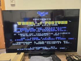 Wheel of Fortune Junior Edition NES, 1989 (Game Only, Tested and Working)
