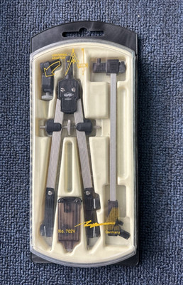 Alvin Art Drafting Set 702V Compass Speed Bow 6'' Extension Beam, Univ. Adaptor