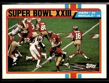 1989 Topps #1 Joe Montana Football Card 1303K