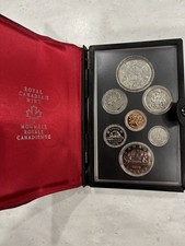1978 Royal Canadian Mint Silver/Bullion 7 Coin Prestige Set W/Box & COA