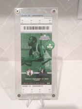 Cedric Maxwell BOSTON CELTICS Retirement Ceremony TICKET STUB 12/15/2003 Sealed