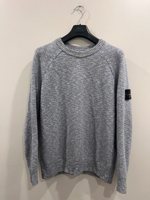 Stone Island Wool Blend Sweater / Jumper Size Medium Grey Marl A/W 2020 / 2021