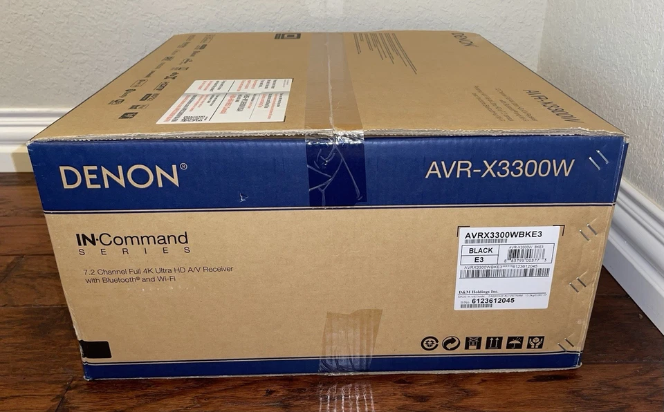 Denon AVR-X3300W 7.2 Ch. 105W 4K HDMI AV Receiver - NEW In Box NIB - Image 2 of 4
