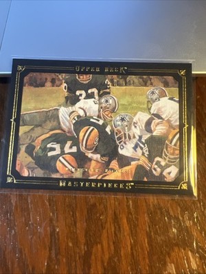 Bart Starr 2008 UD Masterpieces BLACK FRAME #6 HOF Green Bay Packers Bama NM-MT