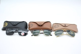 Ray Ban Sunglasses Collection Assorted Styles Boxed Tortoise Effect Clubmaster