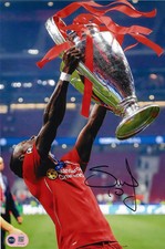 SADIO MANE SIGNED LIVERPOOL FC UCL FINAL WIN 12X8 PHOTO (ACG CERT AG18748)