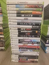 xbox 360 games bundle lot. Scratched, Need To Be Resurfaced. 26 Games.