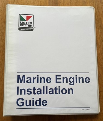 LISTER PETTER - MARINE MOTOR EINBAUANLEITUNG