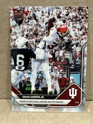 OMAR COOPER JR. 2025 Bowman U Now #43 THE CATCH! ~ PR 1627 Pass From Mendoza