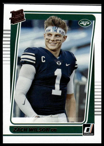 2021 Donruss #252 Zach Wilson Rated Rookies Portrait