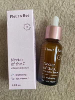 FLEUR & BEE Nectar of the C Vitamin C Serum,1fl oz FULL SIZE NEW WITH BOX