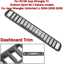 For Jeep Wrangler TJ / LJ Defroster Defrost dash dashboard trim vent 1997-2006