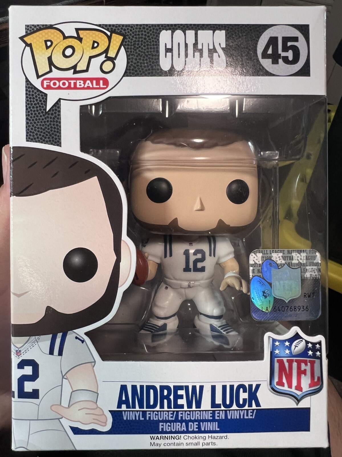 Sale Funko Pop! Nfl Sports Dallas Cowboys Vinyl: Andrew Luck #45 W/Protector