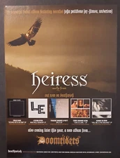 HEIRESS "Early Frost" Deathwish Records Himsa ~ Magazine Print/Promo Ad 2013