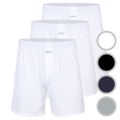 3er-Pack - Ammann - Herren - Boxershort - Baumwolle - lockere Passform