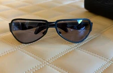 Chrome Hearts Shaft Sunglasses MBK-WEB Black frame Wood Temples Sterling Silver