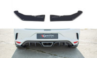 CUP Diffusor Seiten Ansatz Schwarz FüR Renault Megane 4 RS Rear Flaps Heckansatz