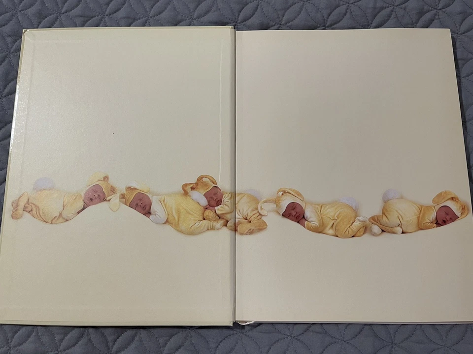 NEW Anne Geddes 3 Bunnies MY FIRST FIVE YEARS 12 x 9 Inch Baby Journal book RARE - Image 3 of 4