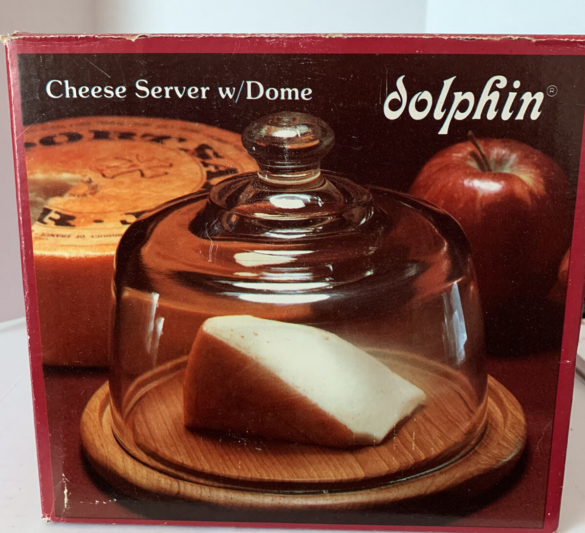 Dolphin Cheese Server with Dome | eBay