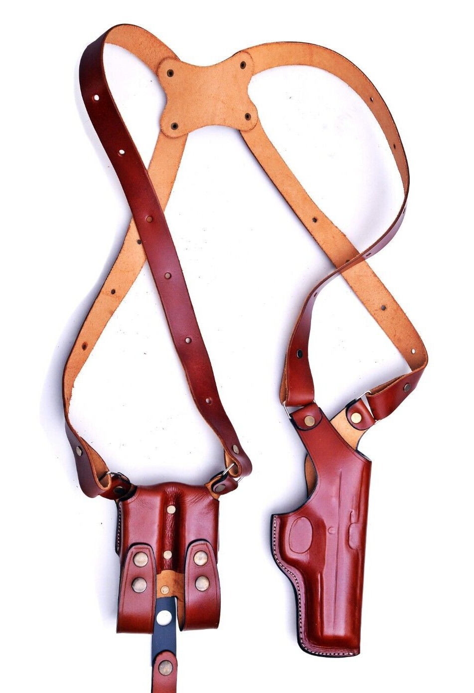 Handmade Genuine Leather Shoulder Holster for Colt 1911