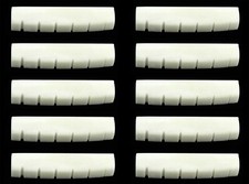 10 x Bone Nut For Gibson Les Paul LP Guitar 43x6x9mm Saddle Bridge Luthier
