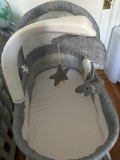Trubliss Sweetli Nurture Bassinet, Gray Melange