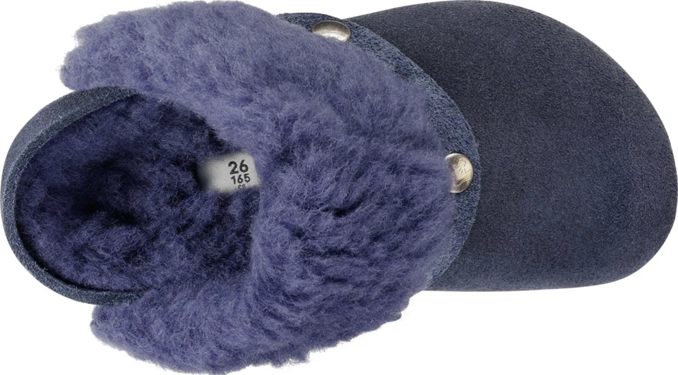 Birkenstock Kaprun Cuff Kids Navy gefüttert Größe 26 Fußbett schmal  - Bild 3 von 4