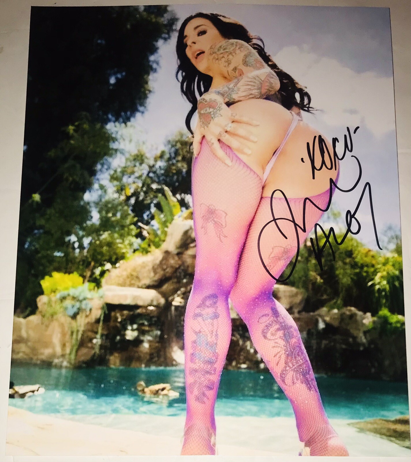 Joanna Angel Hot Adult Model Signed Autographed 8x10 Photo Proof Rare 4 Ebay