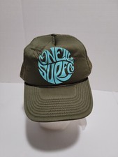 Oneill Snapback Trucker Mesh Hat Cap Olive Green Pre-owned