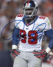 Jessie Armstead #98 NY Giants Football SIGNED Linebacker 8x10 Photo COA! 