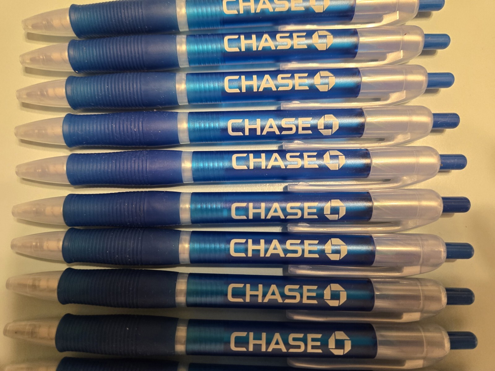 Lot of 15 New CHASE Bank Promotional Ballpoint Pens (Black Ink)
