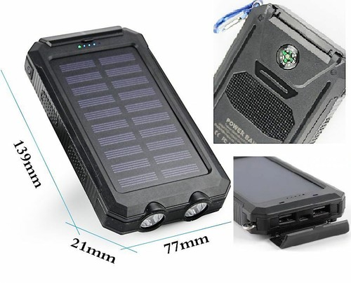 Solar Portable Charger Panel Dual USB Waterproof outdoor lot ALL SIZES & COLORS - Picture 13 of 92