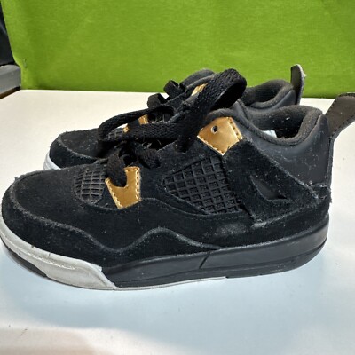 Size 4.5 (GS) - Jordan 4 Retro 2020 Low Black Cat for sale online