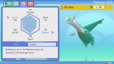 Pokemon Brilliant Diamond Shining Pearl BDSP - Shiny 6IV Max EV Latios