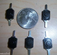 Mini Push Button Latching On Off Switches (10) lot weatherproof 30v Ship USA
