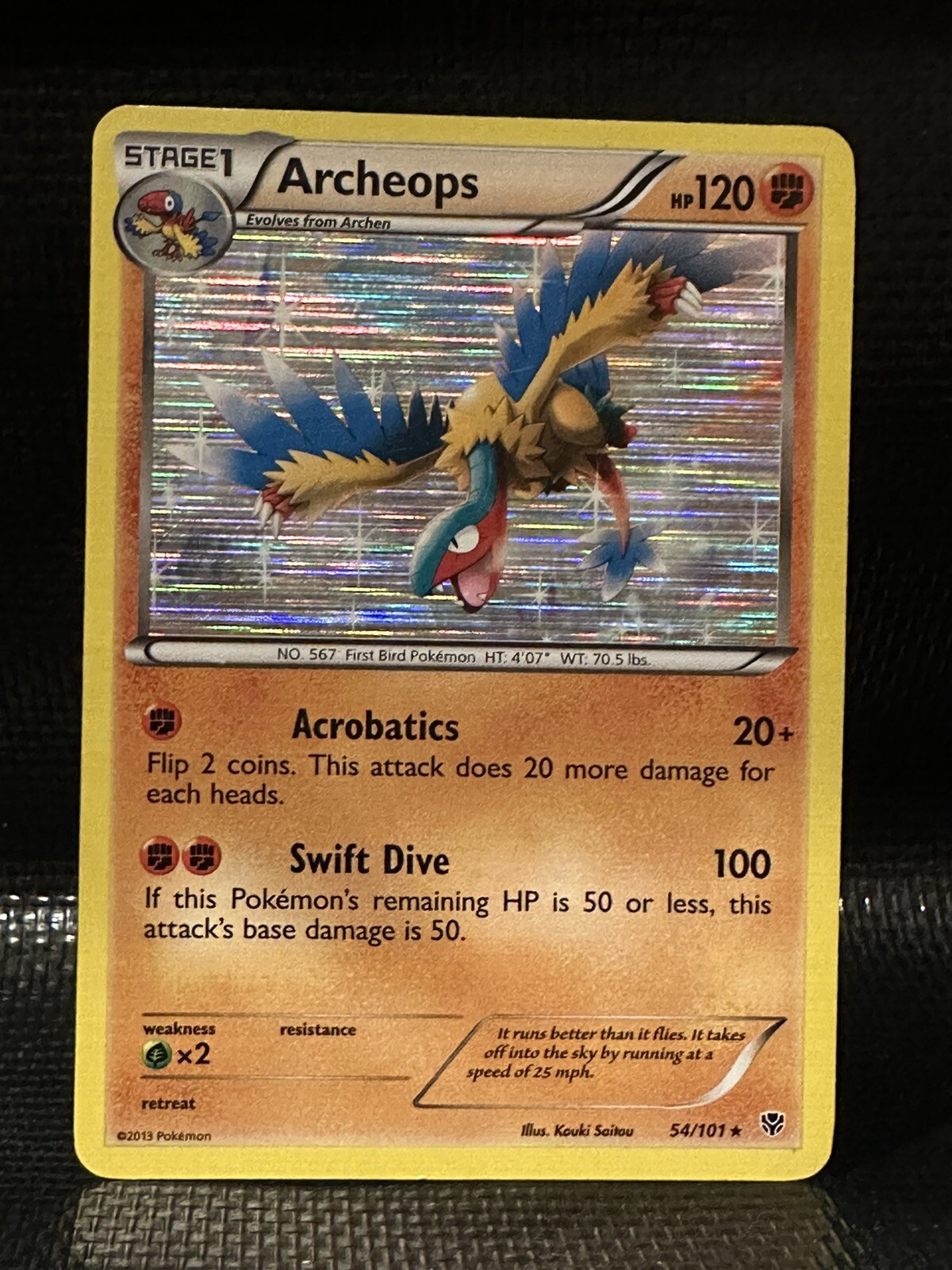 Plasma Blast #54/101 Archeops NM Holo