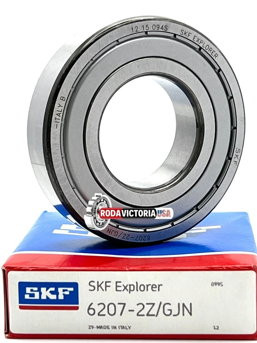 SKF 6207 2Z GJN DEEP GROOVE BALL BEARING 35x72x17 mm 100 GENUINE SKF